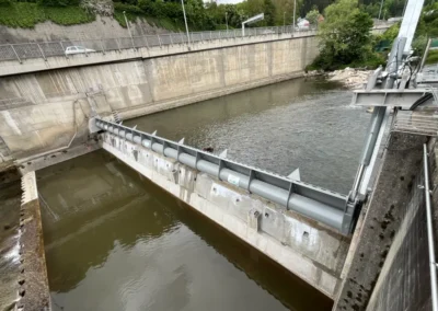 Brunneggerwehr - Stahlwasserbau von S.K.M.