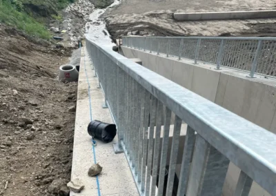 Hochwasserschutz Tollingbach - Stahlwasserbau von S.K.M.
