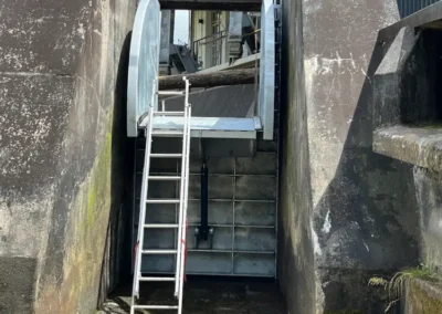 Revitalisierungen im Stahlwasserbau von S.K.M.