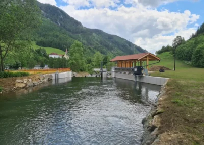 Kraftwerk Bretsteinbach II - Stahlwasserbau von S.K.M.
