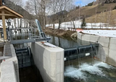 Kraftwerk Bretsteinbach II - Stahlwasserbau von S.K.M.