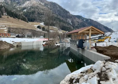 Kraftwerk Bretsteinbach II - Stahlwasserbau von S.K.M.