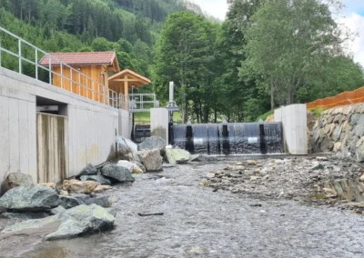 Kraftwerk Bretsteinbach II - Stahlwasserbau von S.K.M.