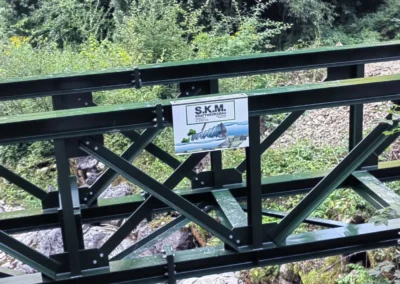 Kraftwerk Esslingbach Rohrbrücke - Stahlwasserbau von S.K.M.
