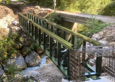 Kraftwerk Esslingbach Rohrbrücke - Stahlwasserbau von S.K.M.