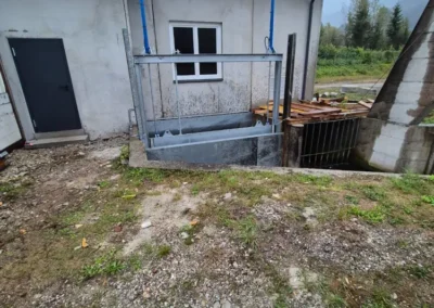 Kraftwerk Fischgarten - Stahlwasserbau von S.K.M.