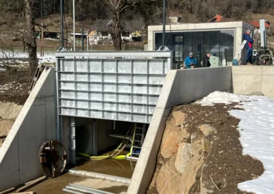 Kraftwerk Pewag Mooswiese - Stahlwasserbau von S.K.M.