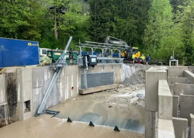 Kraftwerk Pewny Enns - Stahlwasserbau von S.K.M.