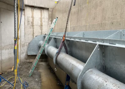 Kraftwerk Regensburger - Stahlwasserbau von S.K.M.