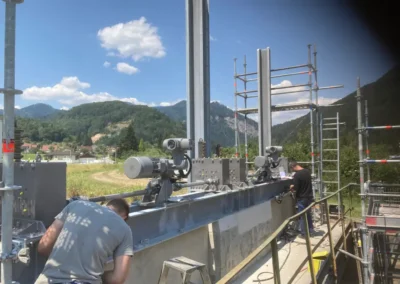 Kraftwerk Winkl Thörlbach - Stahlwasserbau von S.K.M.