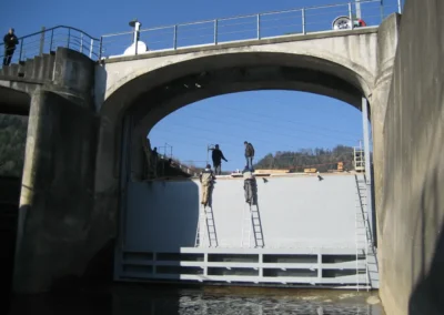 Revitalisierungen im Stahlwasserbau von S.K.M.